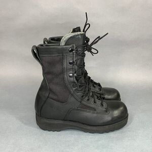 Wellco Combat Boots Women's Black Leather Gore-Tex Army Waterproof Weather